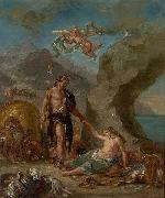 Eugene Delacroix outono painting